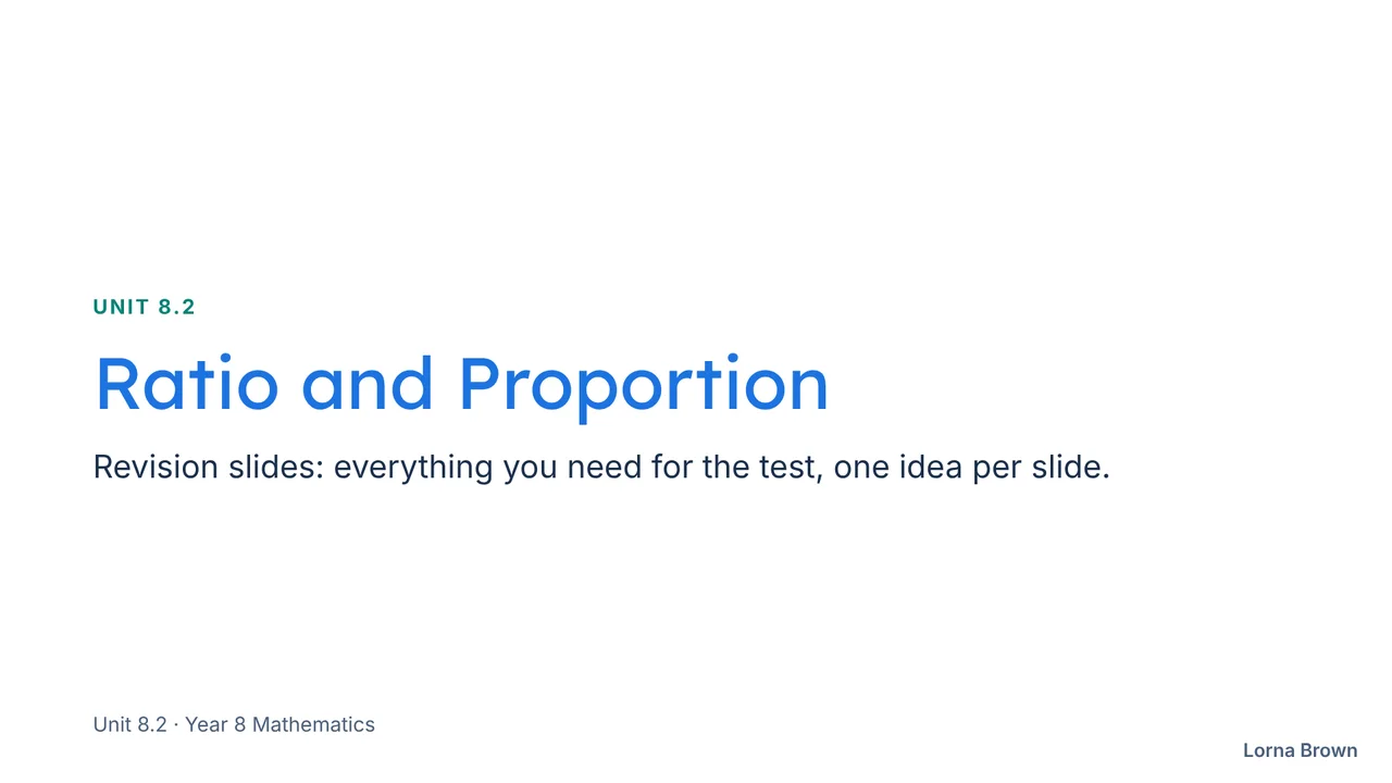 Revision slides slide 1 of 11